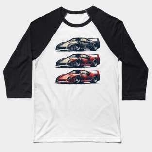 Ferrari F40 Baseball T-Shirt